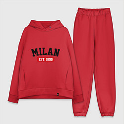 Женский костюм оверсайз FC Milan Est. 1899