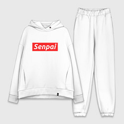 Женский костюм оверсайз Senpai Supreme, цвет: белый