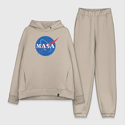 Женский костюм оверсайз NASA: Masa, цвет: миндальный