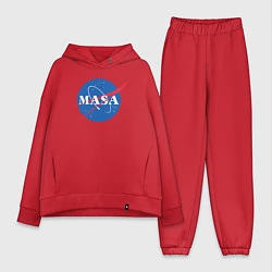 Женский костюм оверсайз NASA: Masa, цвет: красный