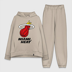 Женский костюм оверсайз Miami Heat-logo