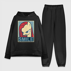 Женский костюм оверсайз MLP: Smile, цвет: черный