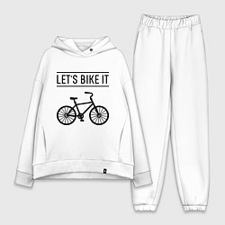 Женский костюм оверсайз Lets bike it