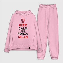 Женский костюм оверсайз Keep Calm & Forza Milan