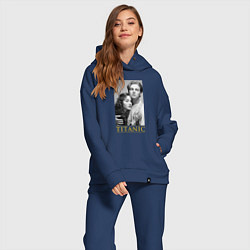 Женский костюм оверсайз Titanic: Jack & Rose, цвет: тёмно-синий — фото 2