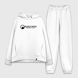 Женский костюм оверсайз Black Mesa: Research Facility, цвет: белый