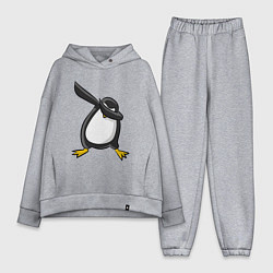 Женский костюм оверсайз DAB Pinguin, цвет: меланж