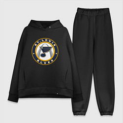Женский костюм оверсайз St Louis Blues, цвет: черный