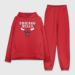 Женский костюм оверсайз CHICAGO BULLS