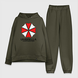 Женский костюм оверсайз UMBRELLA CORP, цвет: хаки