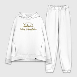 Женский костюм оверсайз Урал Gold Classic, цвет: белый