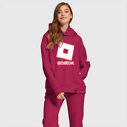 Женский костюм оверсайз ROBLOX, цвет: маджента — фото 2