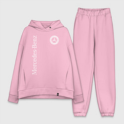 Женский костюм оверсайз MERCEDES, цвет: светло-розовый