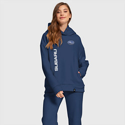 Женский костюм оверсайз SUBARU, цвет: тёмно-синий — фото 2