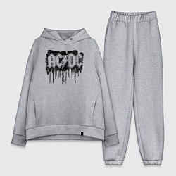 Женский костюм оверсайз ACDC, цвет: меланж