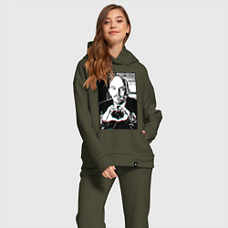 Женский костюм оверсайз Ленин Oko, цвет: хаки — фото 2