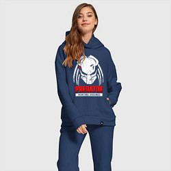 Женский костюм оверсайз PREDATOR: HUNTING GROUNDS, цвет: тёмно-синий — фото 2