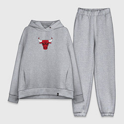 Женский костюм оверсайз CHICAGO BULLS