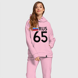 Женский костюм оверсайз RUS 65, цвет: светло-розовый — фото 2