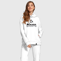 Женский костюм оверсайз MIKASA SPORTS, цвет: белый — фото 2
