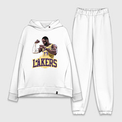 Женский костюм оверсайз LeBron - Lakers, цвет: белый