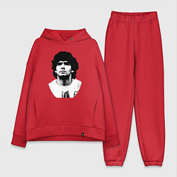 Женский костюм оверсайз Диего Марадона