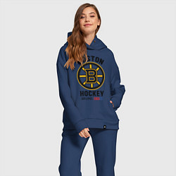 Женский костюм оверсайз BOSTON BRUINS NHL, цвет: тёмно-синий — фото 2