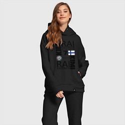 Женский костюм оверсайз Kimi Raikkonen, цвет: черный — фото 2