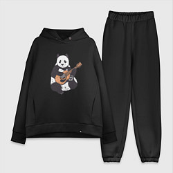 Женский костюм оверсайз Панда гитарист Panda Guitar