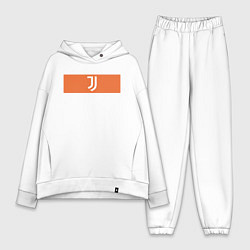 Женский костюм оверсайз Juventus Tee Cut & Sew 2021, цвет: белый