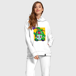 Женский костюм оверсайз Gorgon Dusa Hades, цвет: белый — фото 2