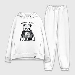 Женский костюм оверсайз Volleyball Panda