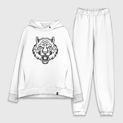 Женский костюм оверсайз White Tiger, цвет: белый