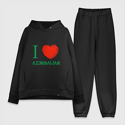 Женский костюм оверсайз Love Azerbaijan