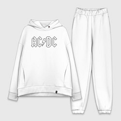 Женский костюм оверсайз ACDC Logo Молния