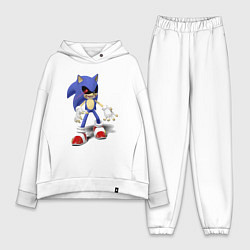Женский костюм оверсайз Sonic Exe Video game Hype, цвет: белый