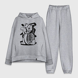 Женский костюм оверсайз Вот такая кошечка!, цвет: меланж