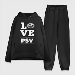 Женский костюм оверсайз PSV Love Classic, цвет: черный