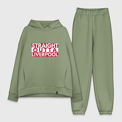 Женский костюм оверсайз Straight Outta Liverpool