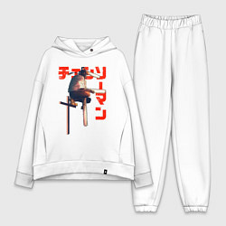 Женский костюм оверсайз Человек-бензопила на кресте