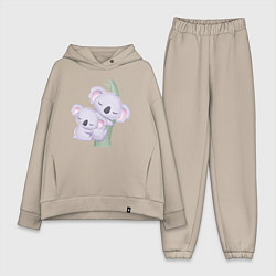 Женский костюм оверсайз Милые Коалы На Дереве