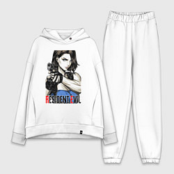 Женский костюм оверсайз Jill RE3, цвет: белый