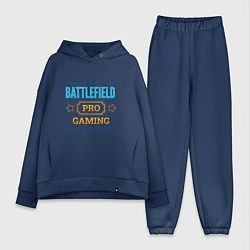 Женский костюм оверсайз Игра Battlefield PRO Gaming, цвет: тёмно-синий
