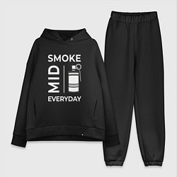 Женский костюм оверсайз Smoke Mid Everyday, цвет: черный