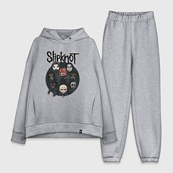 Женский костюм оверсайз Slipknot art fan