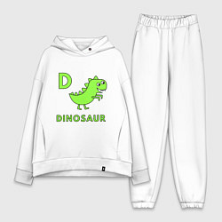 Женский костюм оверсайз Dinosaur D