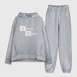 Женский костюм оверсайз Santa Claus chemistry