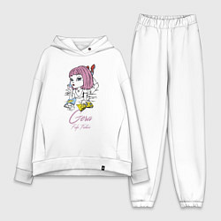 Женский костюм оверсайз Gera - pulp fiction, цвет: белый