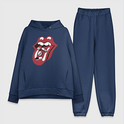 Женский костюм оверсайз Rolling stones pills