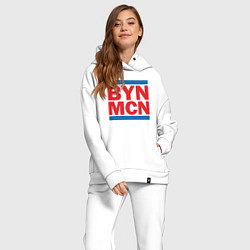 Женский костюм оверсайз Run Bayern Munchen, цвет: белый — фото 2